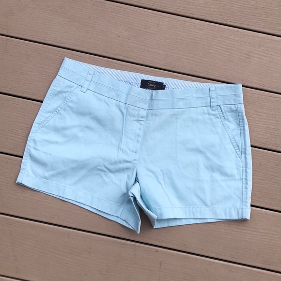 J. Crew Pants - J.Crew | 4” light blue chino shorts